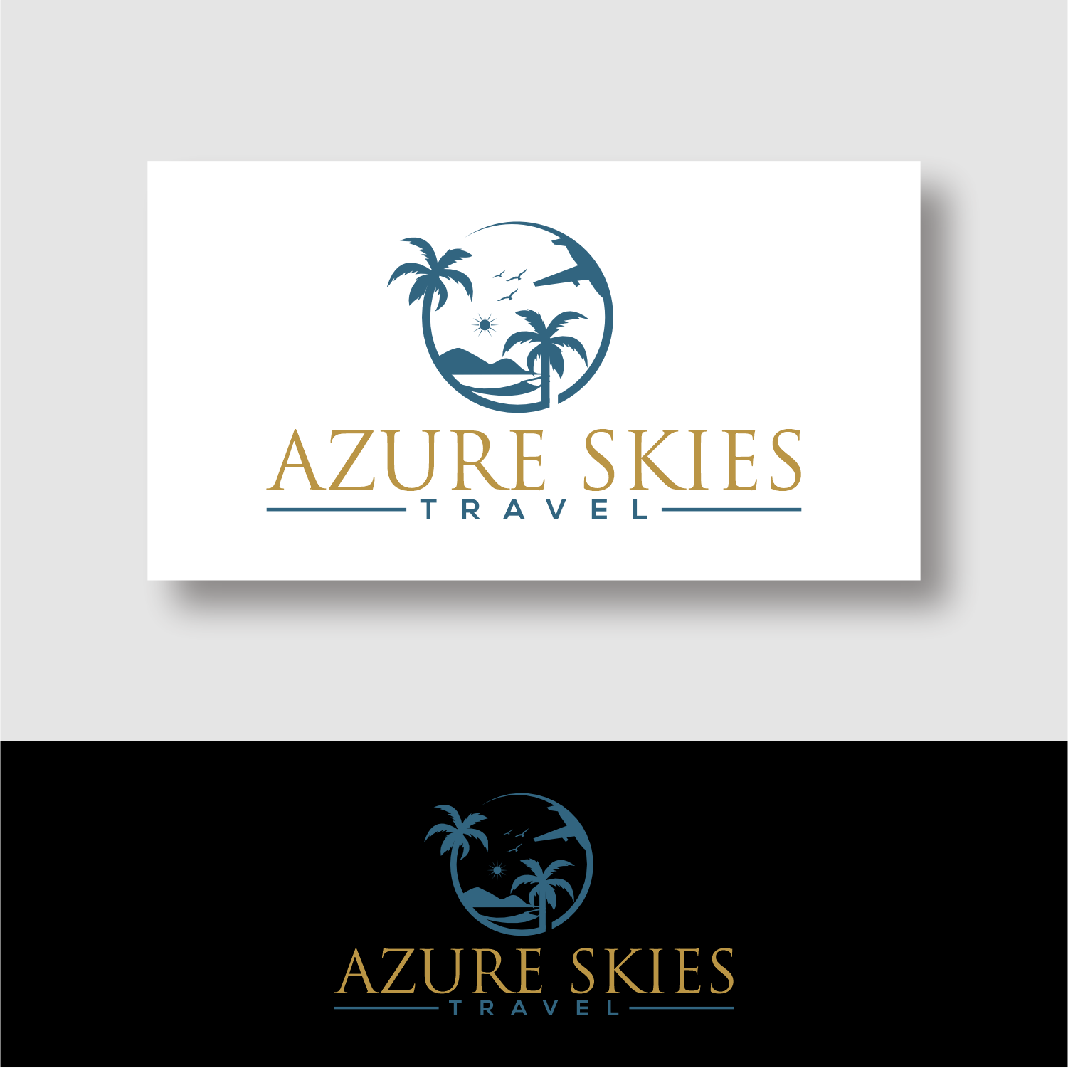 Design de Logo par semarco pour Azure Skies Travel | Design #35730959