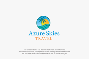 Logo Design by AwesoMind for Azure Skies Travel | Design: #35734528