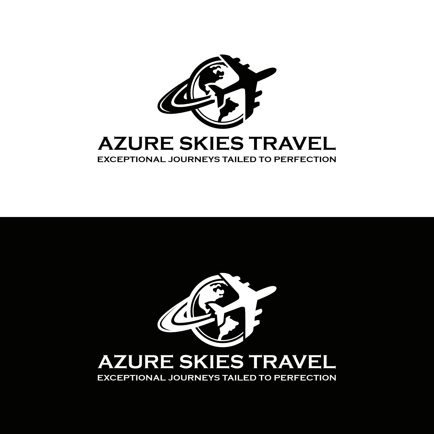 Logo Design by cah awu for Azure Skies Travel | Design #35728042