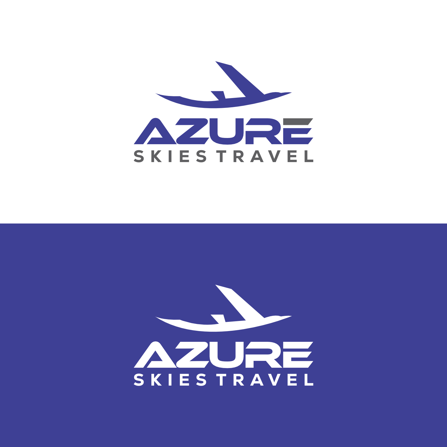 Logo Design by healer1617 for Azure Skies Travel | Design #35727763