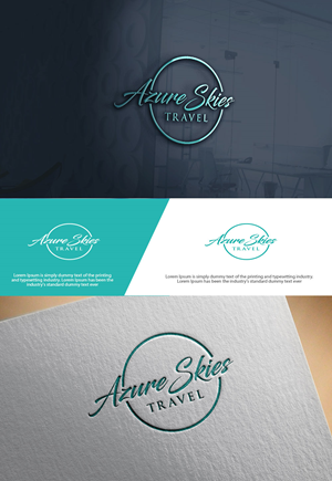 Logo Design by sulemani  creation for Azure Skies Travel | Design: #35733247