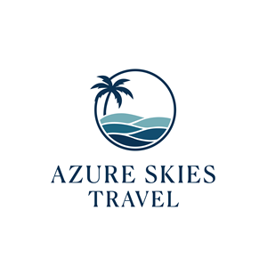 Logo Design by Casey Kelechi for Azure Skies Travel | Design: #35751455