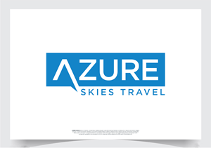 Logo Design by Joseph Robert art for Azure Skies Travel | Design: #35730338
