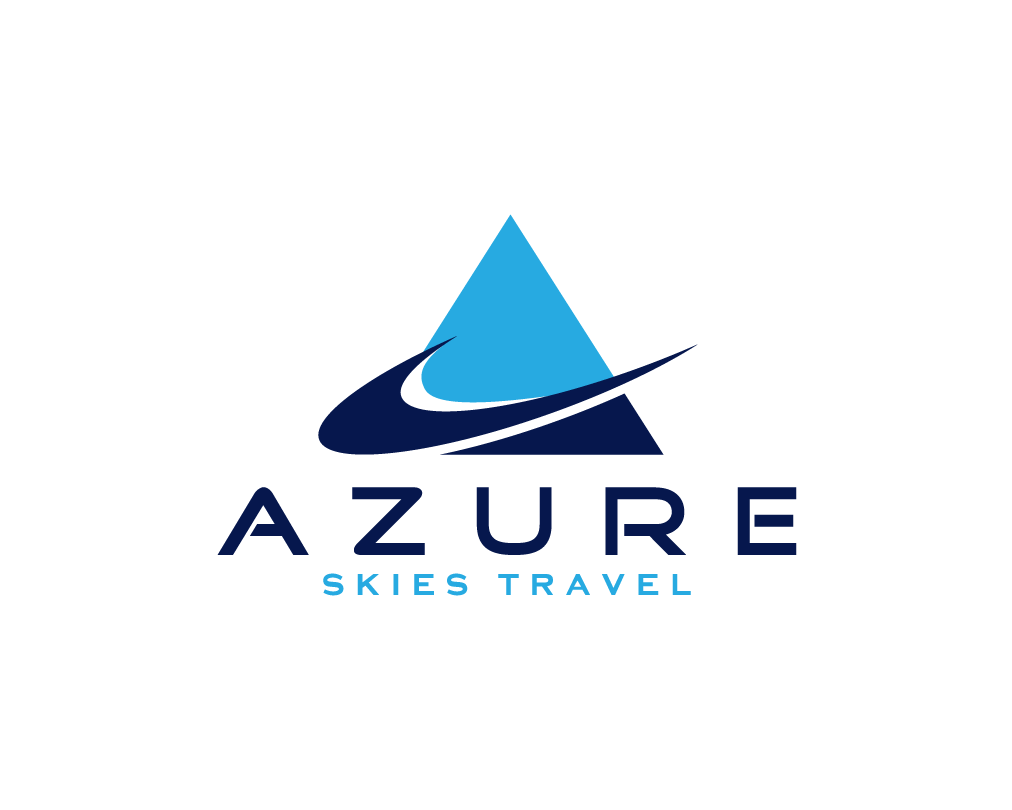 Logo Design by Zbiz for Azure Skies Travel | Design #35734638