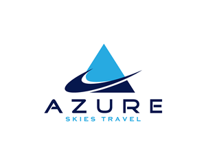 Logo Design by Zbiz for Azure Skies Travel | Design #35734638