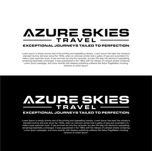 Logo Design by diego costa for Azure Skies Travel | Design: #35728047