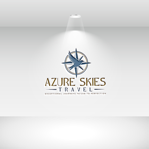 Logo Design by Pilot_DesignR™ for Azure Skies Travel | Design: #35727259