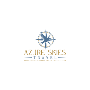 Logo Design by Pilot_DesignR™ for Azure Skies Travel | Design: #35727260