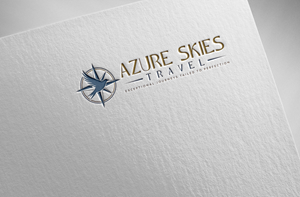 Logo Design by Pilot_DesignR™ for Azure Skies Travel | Design: #35727262