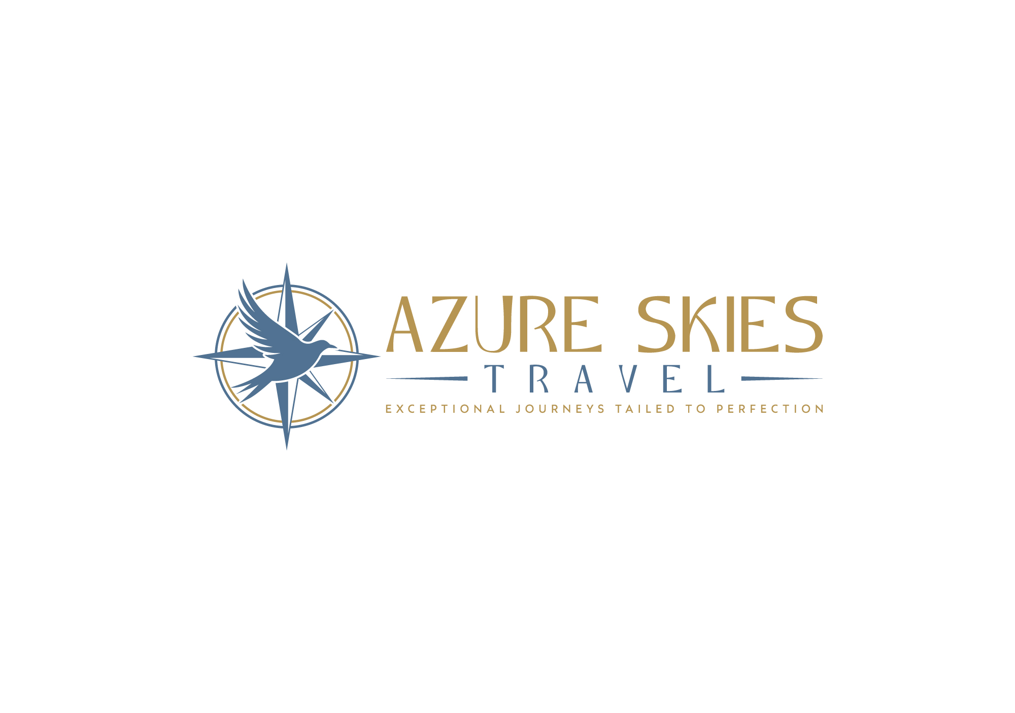 Logo Design by Pilot_DesignR™ for Azure Skies Travel | Design #35727263