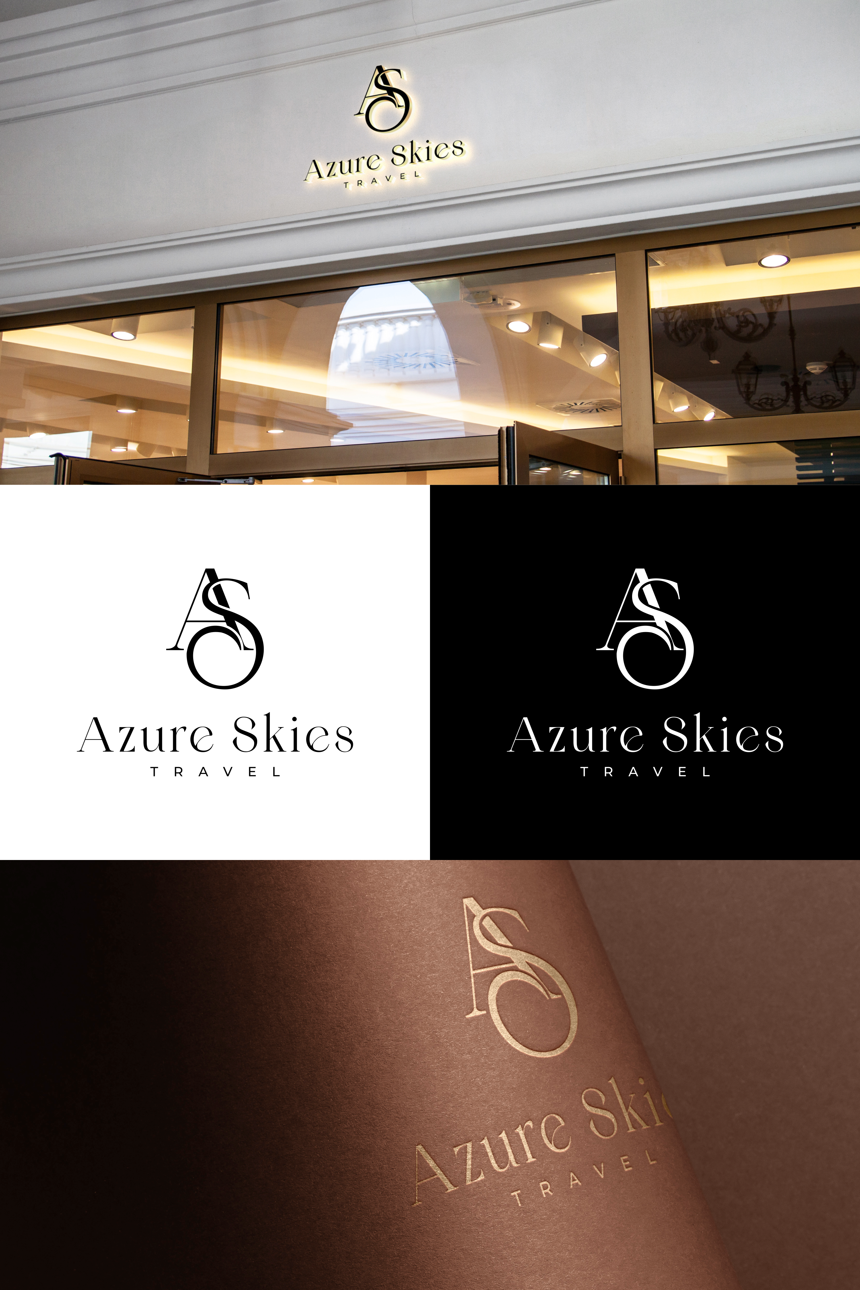 Logo Design by syad666 for Azure Skies Travel | Design #35728230
