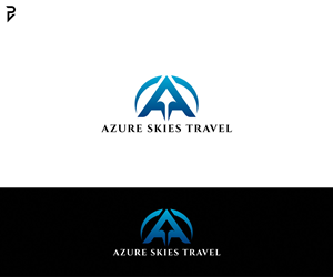 Logo Design by poisonvectors for Azure Skies Travel | Design: #35727532