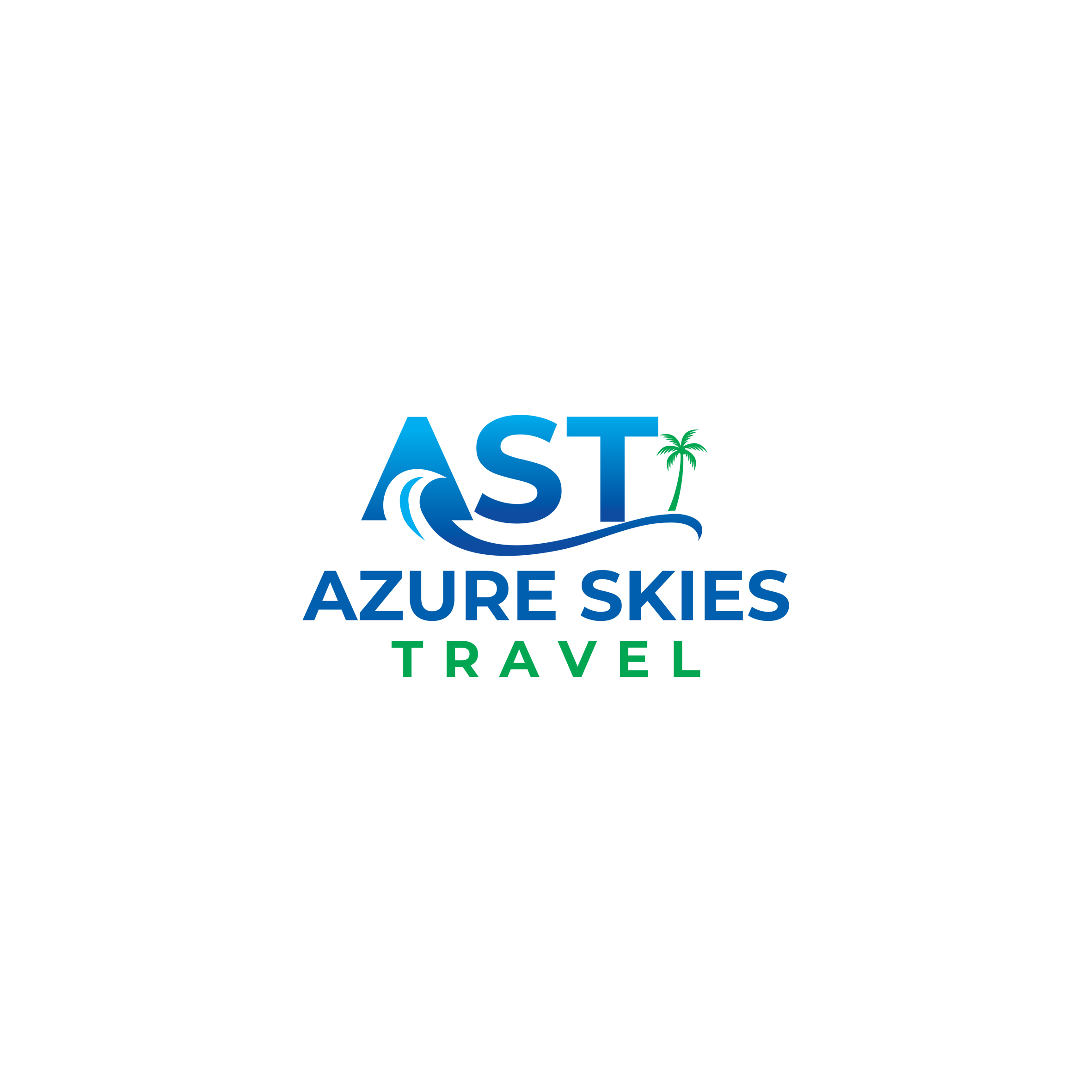 Logo Design by EYECON for Azure Skies Travel | Design #35760230