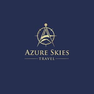 Logo Design by maruf12 for Azure Skies Travel | Design #35756821