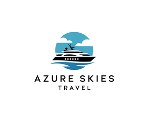 Logo-Design von JonJonTheDesigner für Azure Skies Travel | Design: #35767940