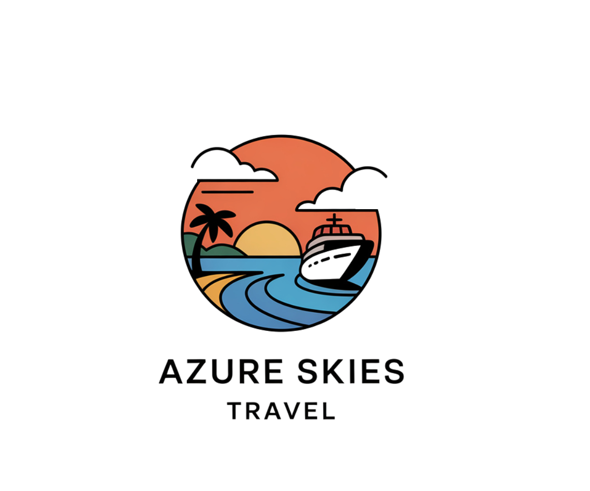 Logo Design by JonJonTheDesigner for Azure Skies Travel | Design #35767953