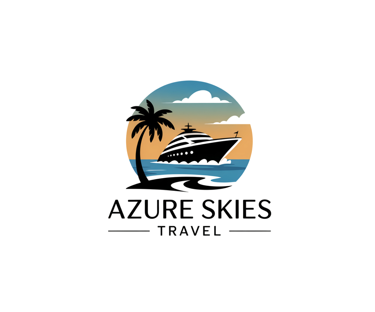 Logo Design by JonJonTheDesigner for Azure Skies Travel | Design #35768069
