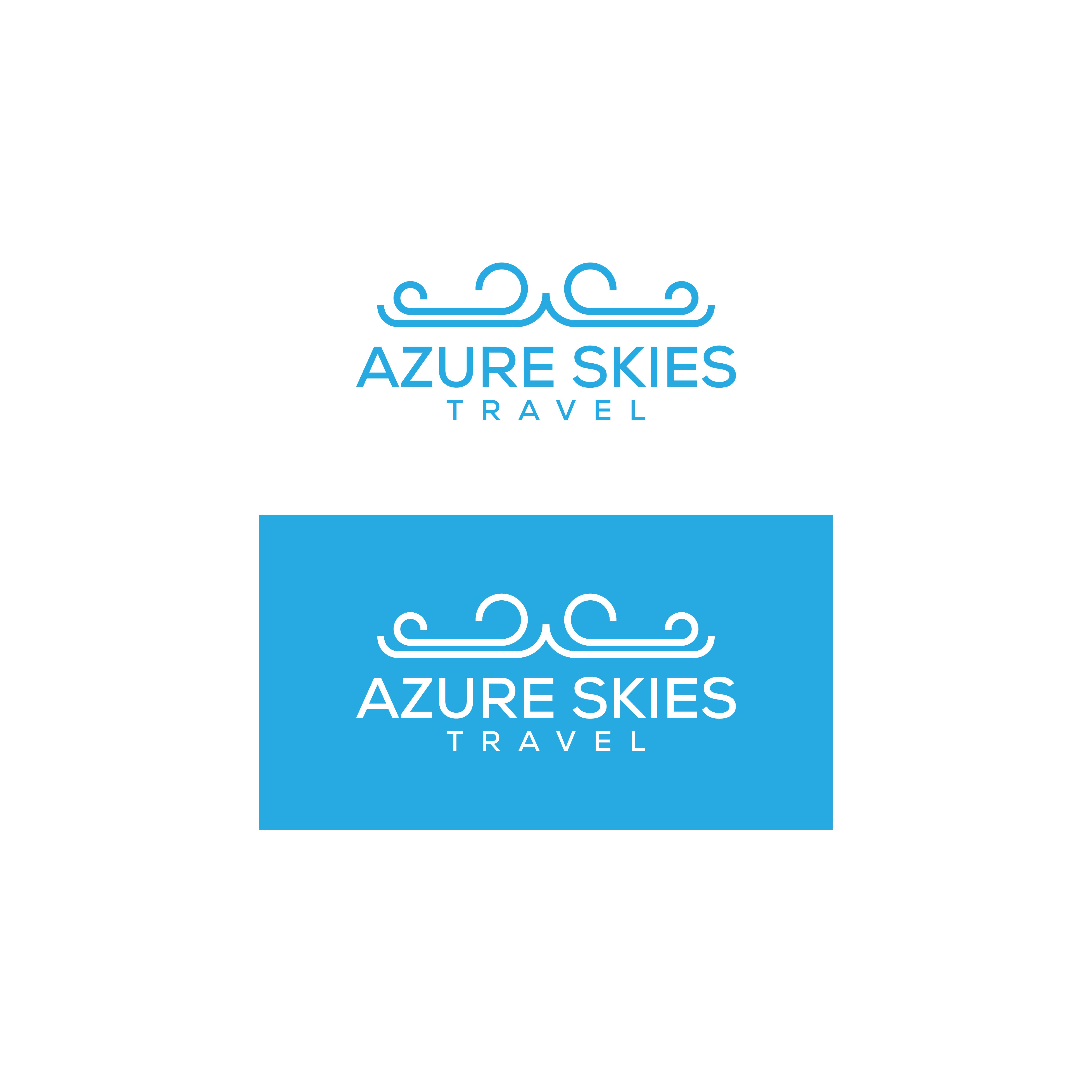Logo-Design von ares artworx für Azure Skies Travel | Design #35767488
