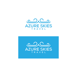 Logo Design by ares artworx for Azure Skies Travel | Design: #35767488