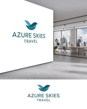 Logo Design by Riyaa.001 for Azure Skies Travel | Design: #35762258