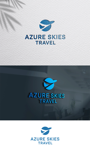 Logo Design by Riyaa.001 for Azure Skies Travel | Design: #35762260