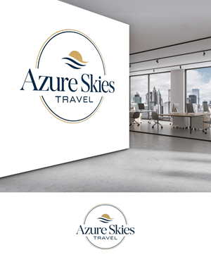 Logo Design by Riyaa.001 for Azure Skies Travel | Design: #35762263