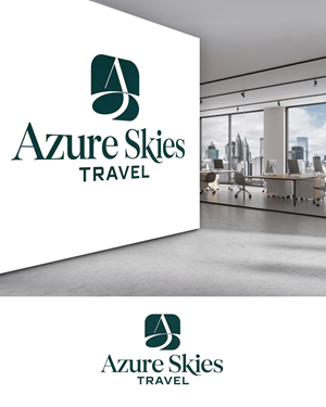 Logo Design by Riyaa.001 for Azure Skies Travel | Design: #35762266