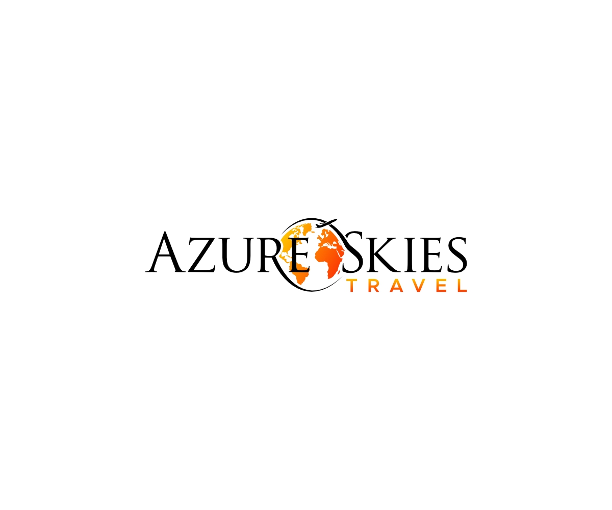 Logo-Design von Wa-tinku.Designs für Azure Skies Travel | Design #35767701
