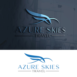 Logo-Design von rehan15 für Azure Skies Travel | Design: #35743228