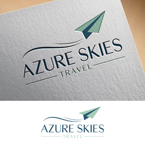 Logo-Design von rehan15 für Azure Skies Travel | Design: #35743229
