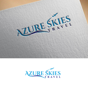 Logo-Design von KL Designwork für Azure Skies Travel | Design: #35738485