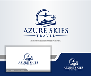 Logo Design by element2 for Azure Skies Travel | Design: #35726236