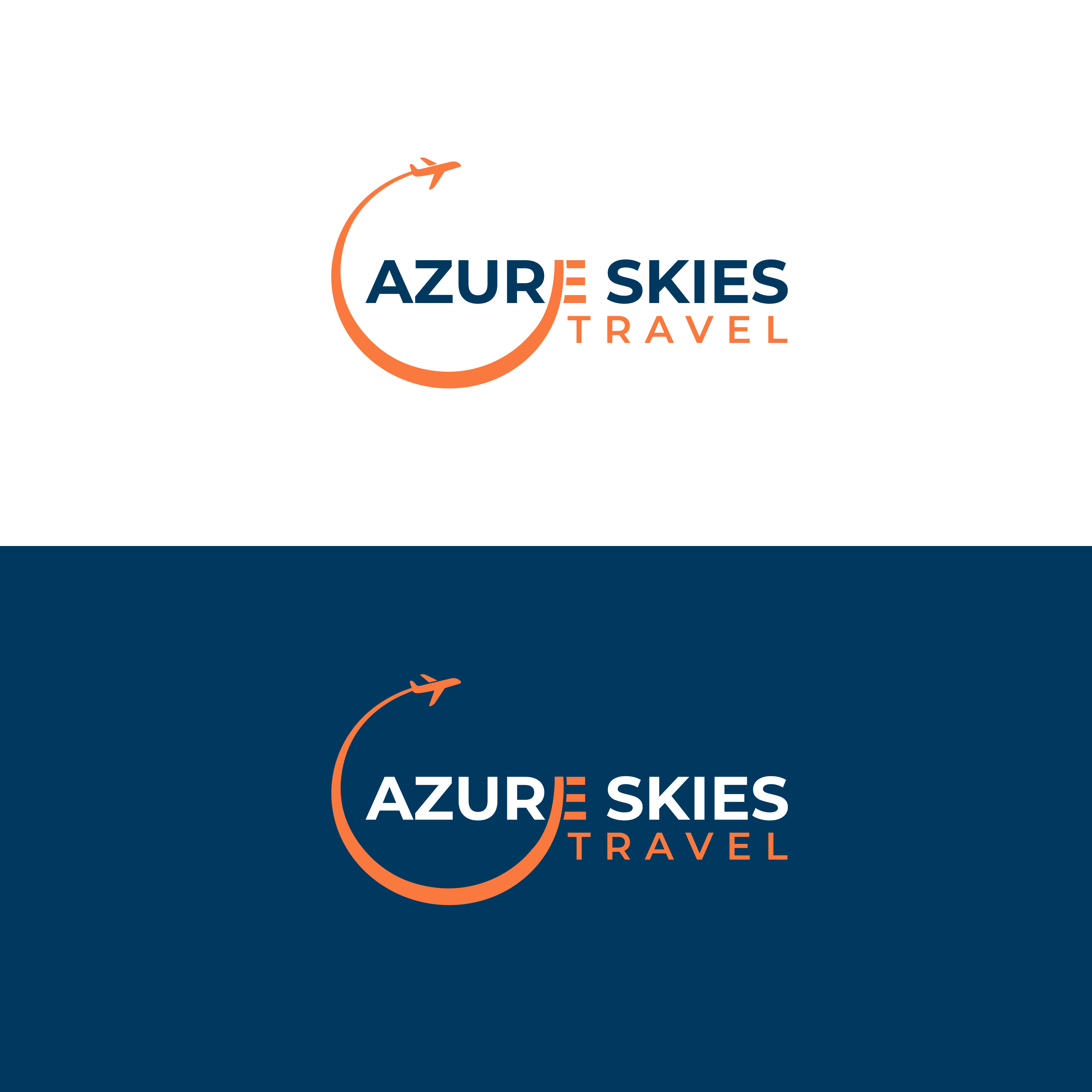 Logo-Design von MST PINKY KHATUN für Azure Skies Travel | Design #35742623