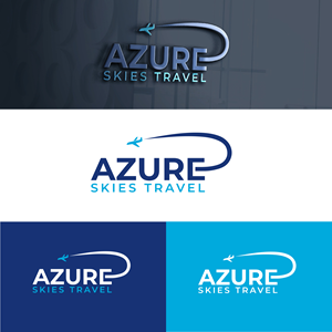 Logo Design by MST PINKY KHATUN for Azure Skies Travel | Design: #35742771
