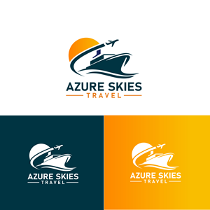 Logo Design by MST PINKY KHATUN for Azure Skies Travel | Design: #35766742