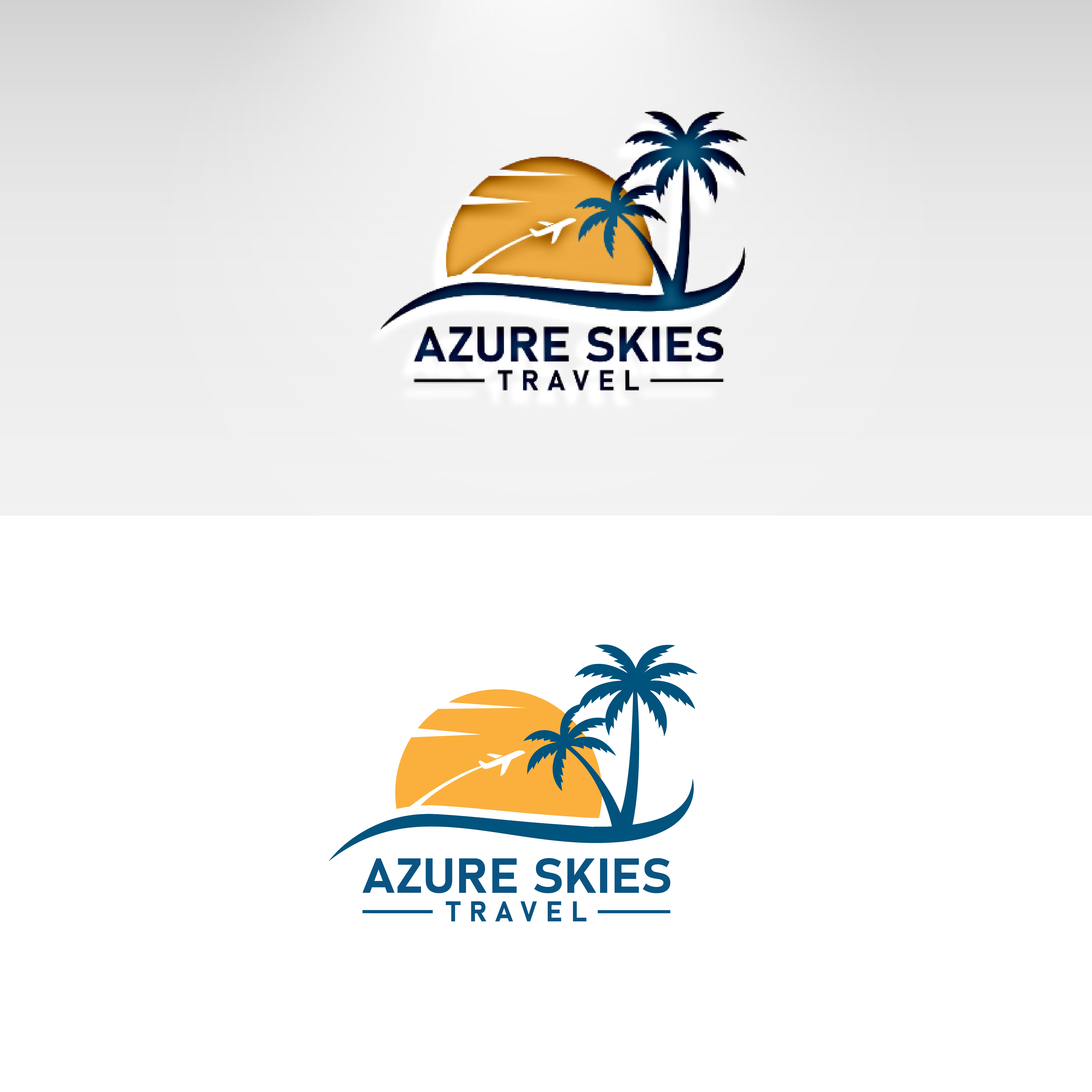 Logo-Design von MST PINKY KHATUN für Azure Skies Travel | Design #35767055