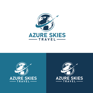 Logo Design by MST PINKY KHATUN for Azure Skies Travel | Design: #35771046