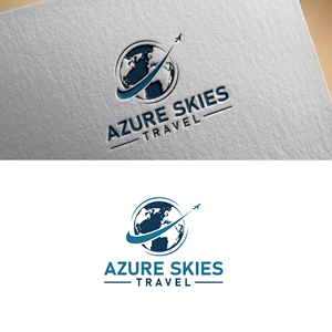 Logo-Design von MST PINKY KHATUN für Azure Skies Travel | Design: #35771048