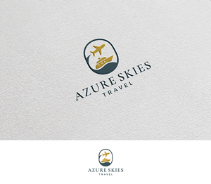Logo Design by Afsana_Hoque for Azure Skies Travel | Design #35738801