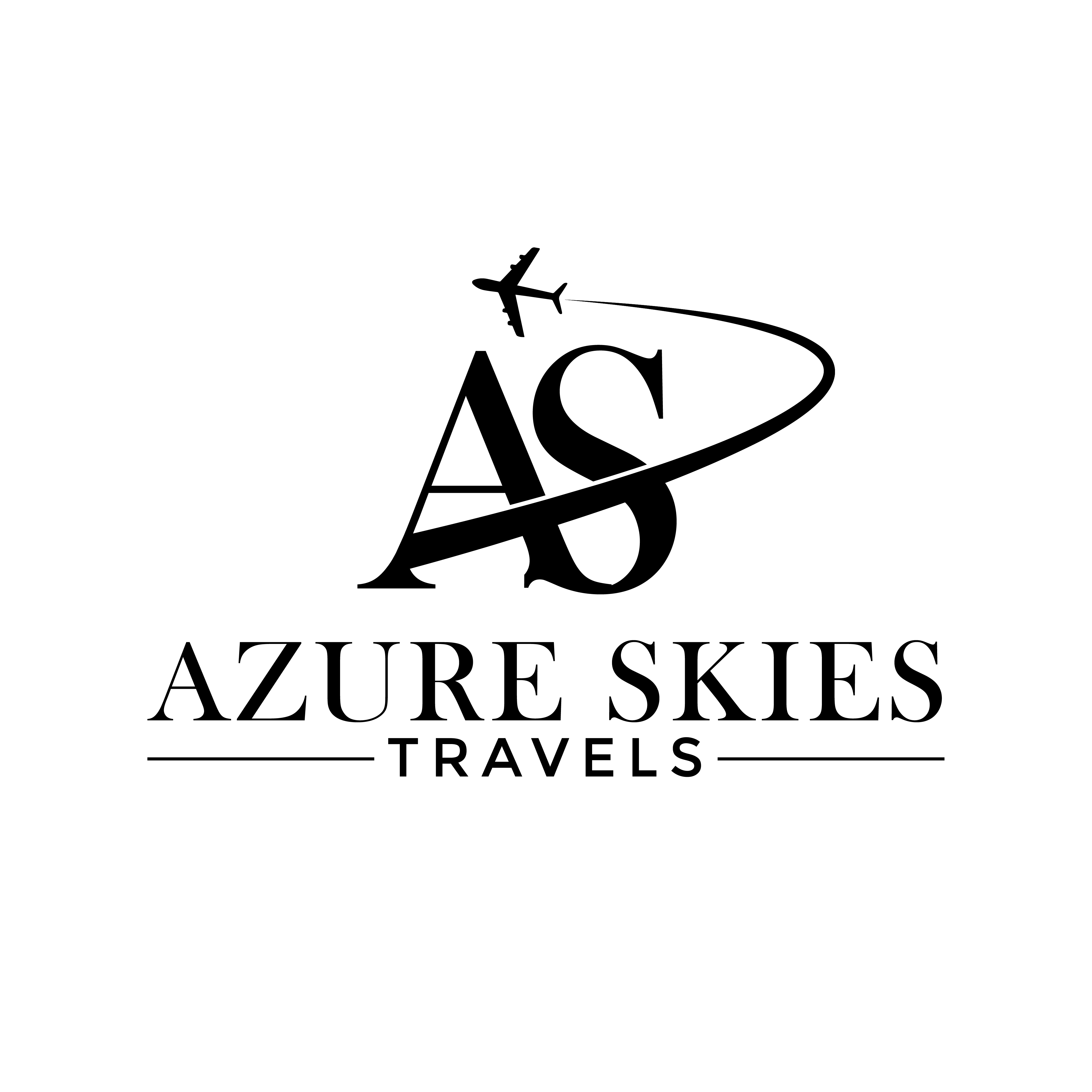Design de Logo par Md. Abu-Hanif pour Azure Skies Travel | Design #35762700
