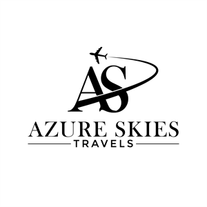 Logo-Design von Hanif Designs für Azure Skies Travel | Design: #35762700