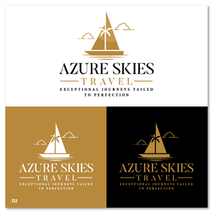 Logo Design by Sujit Banerjee for Azure Skies Travel | Design: #35731271