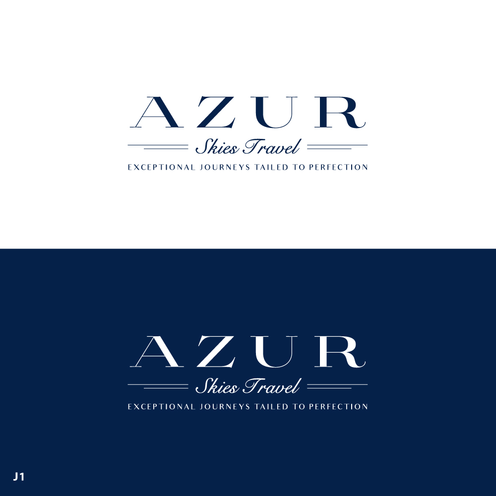 Diseño de Logo por Sujit Banerjee para Azure Skies Travel | Diseño #35731272