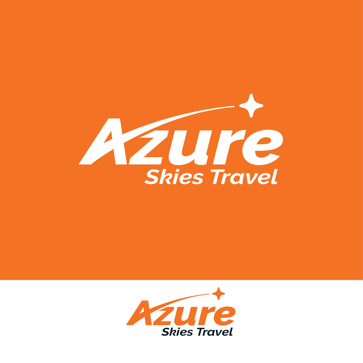 Logo-Design von Art Ponds für Azure Skies Travel | Design #35757695