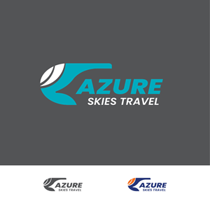 Logo-Design von Art Ponds für Azure Skies Travel | Design: #35757900