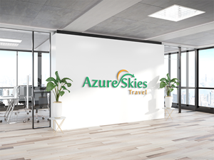 Logo Design by Deziners Zone for Azure Skies Travel | Design: #35731677