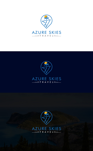 Logo Design by Deziners Zone for Azure Skies Travel | Design: #35731678