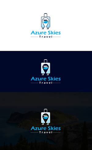 Logo Design by Deziners Zone for Azure Skies Travel | Design: #35731684