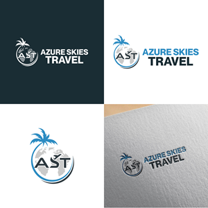 Logo Design by sourcead23 for Azure Skies Travel | Design: #35743325
