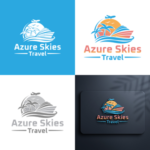 Logo Design by sourcead23 for Azure Skies Travel | Design: #35743611